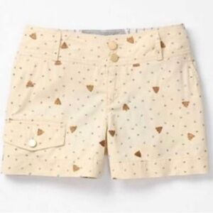 Anthropologie Daughters of Liberation Bee Hive Shorts, size 0